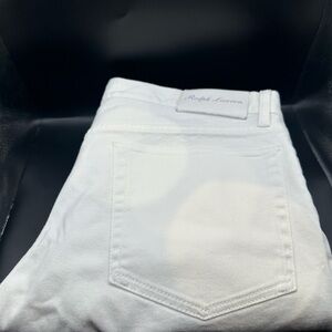 Ralph Lauren Purple Label Slim White Denim